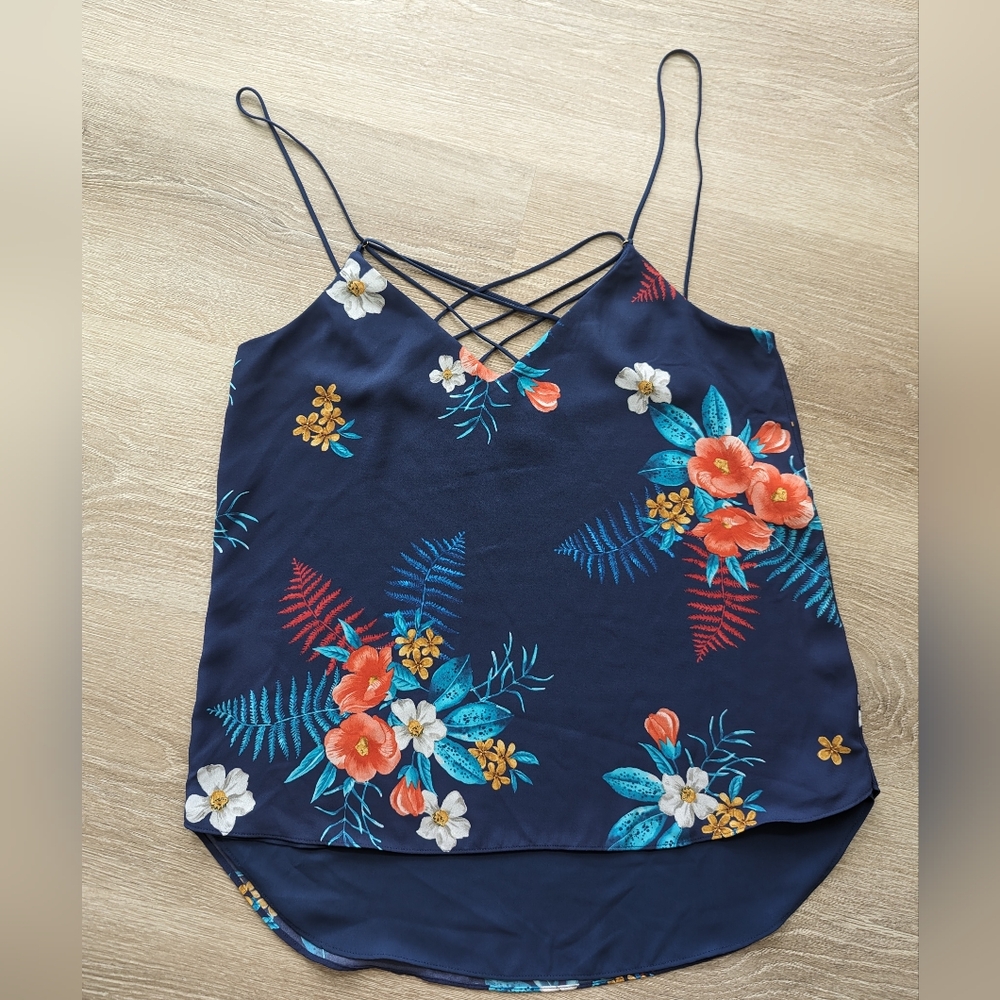 Tropical print Tank Top